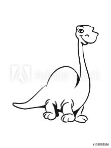 Bild på Dinosaur Brontosaurus funny sweet